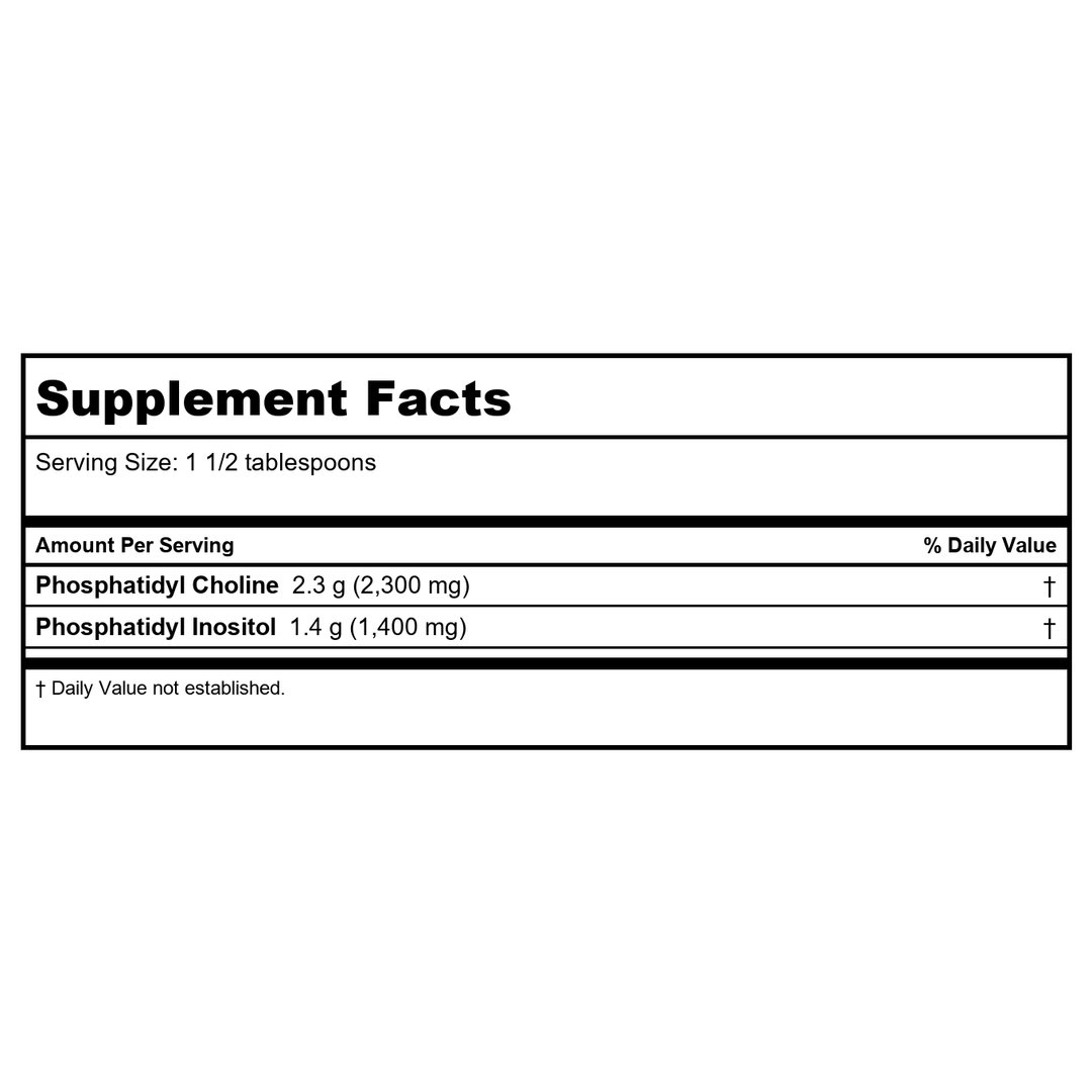 Now Foods Lecithin Granules 1 Pound - 2260  2 Pack - Supplement Facts panel