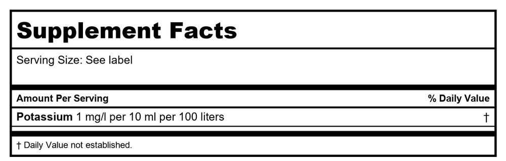 Kan Herb Chinese Modular Solutions Strengthen Water 60 Tablets - Supplement Facts panel