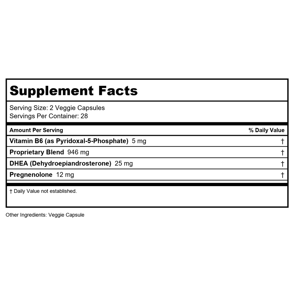 Health Direct - restorIT Adrenal Support - 112 Capsules - Supplement Facts panel