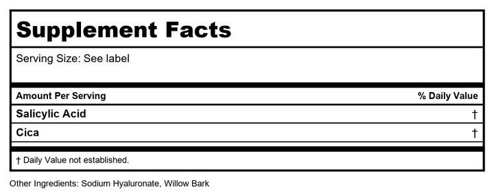 Hero Cosmetics - Mighty Patch Micropoint for Blemishes - 8 Patch(es) - Supplement Facts panel