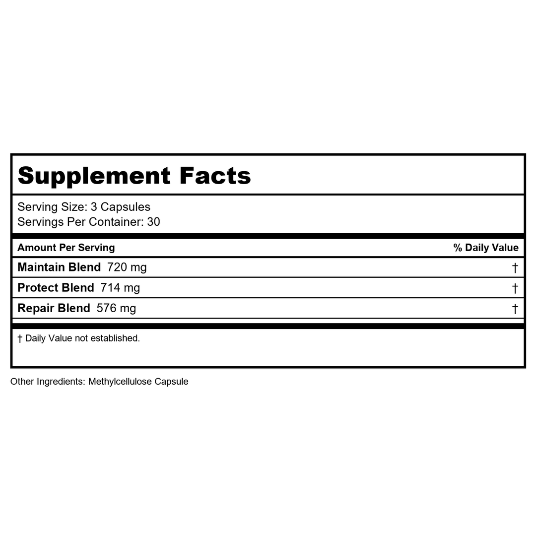 Codeage - Easy Veggies + Fast Fruits Bundle - 180 Capsules - Supplement Facts panel