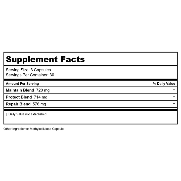 Codeage - Easy Veggies + Fast Fruits Bundle - 180 Capsules - Supplement Facts panel