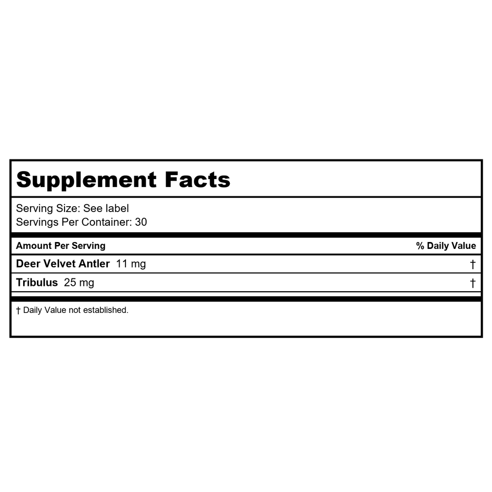 Pure Solutions - Pure Factors For Women Pro IGF H 300 From Deer Velvet Antler Extract - 1 fl. oz. - Supplement Facts panel