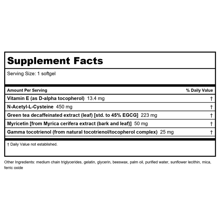 Life Extension - Geroprotect Ageless Cell - 30 Softgels - Supplement Facts panel