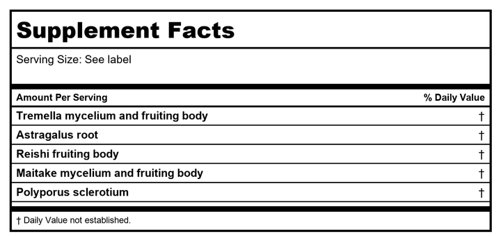 Kan Herb Sage Solutions Resilience 60 Taclets - Supplement Facts panel