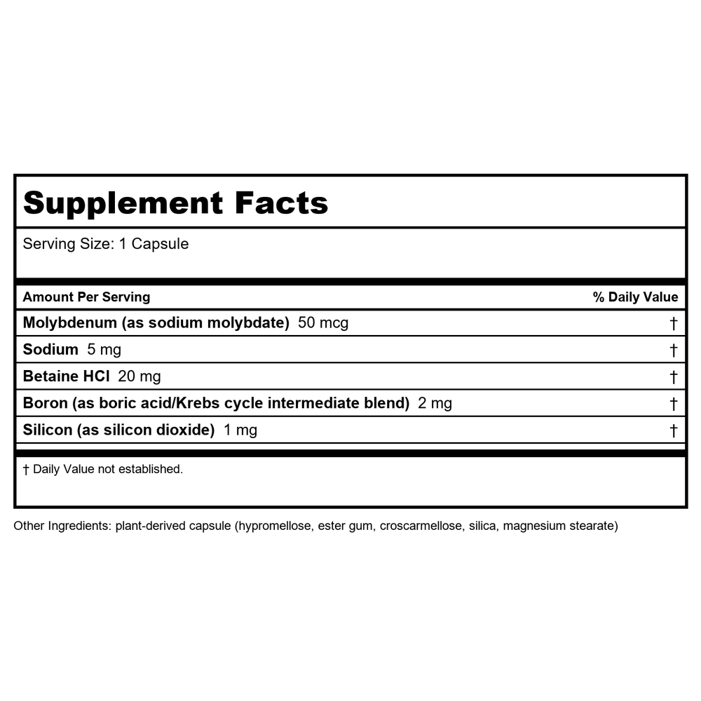 Nature's Way OsteoPrime 120 Capsules - Supplement Facts panel
