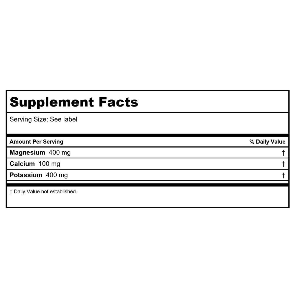 Good State - Liquid Ionic Zinc Ultra Concentrated 30000 Ppm - 2 fl. oz. - Supplement Facts panel