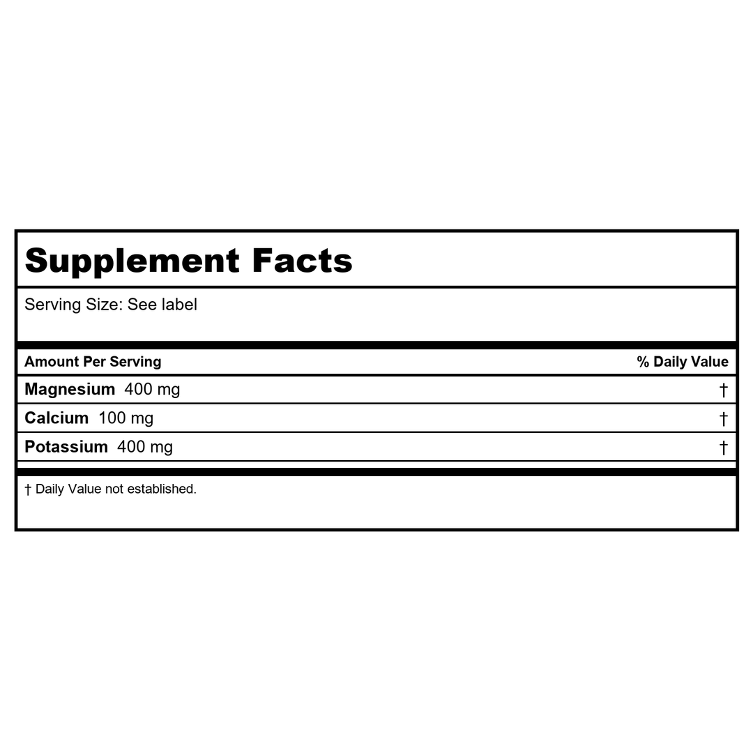 Good State - Liquid Ionic Zinc Ultra Concentrated 30000 Ppm - 2 fl. oz. - Supplement Facts panel