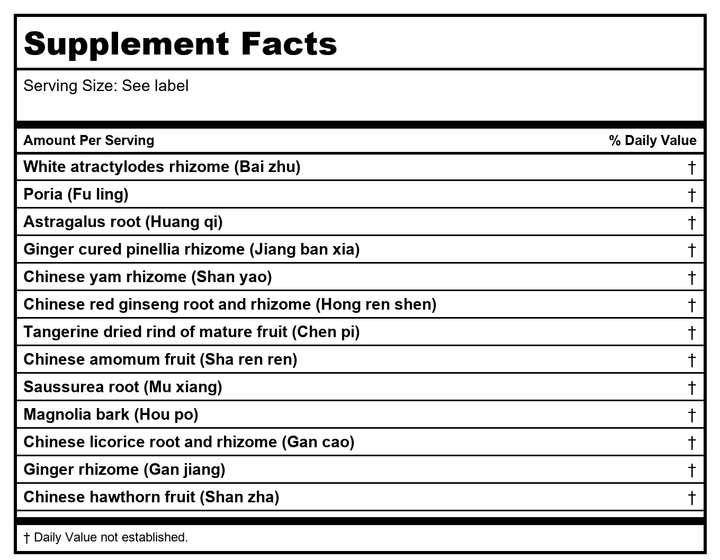 Kan Herbals Prosperous Farmer 300 Tablets - Supplement Facts panel