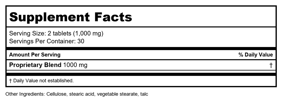 Kan Herb Essentials Spine Lithe 4 Ounce - Supplement Facts panel