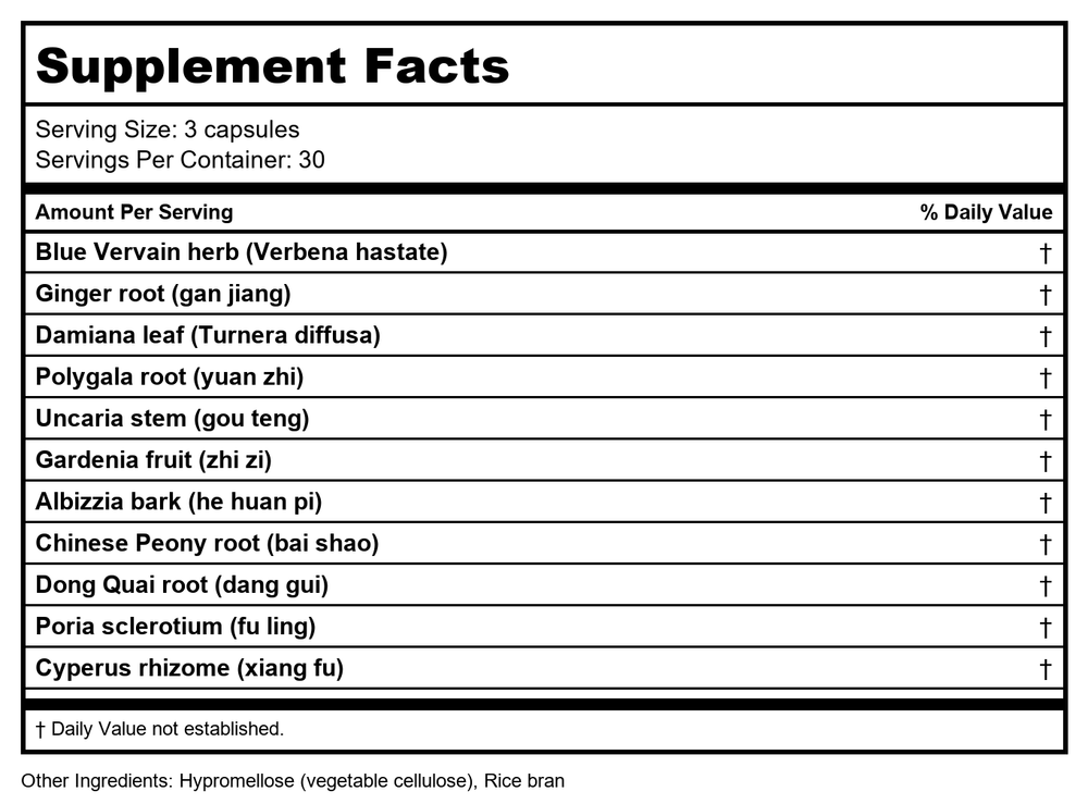 Health Concerns Aspiration (Polygala Far Reaching) 90 Tablets - Supplement Facts panel