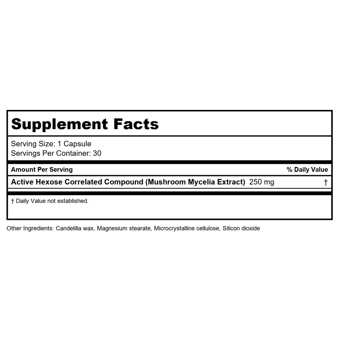 American BioSciences NK-9 30 Capsules - Supplement Facts panel