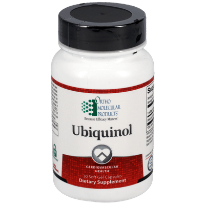 Ortho Molecular Ubiquinol 30 Softgels by Ortho - Supplement Facts panel