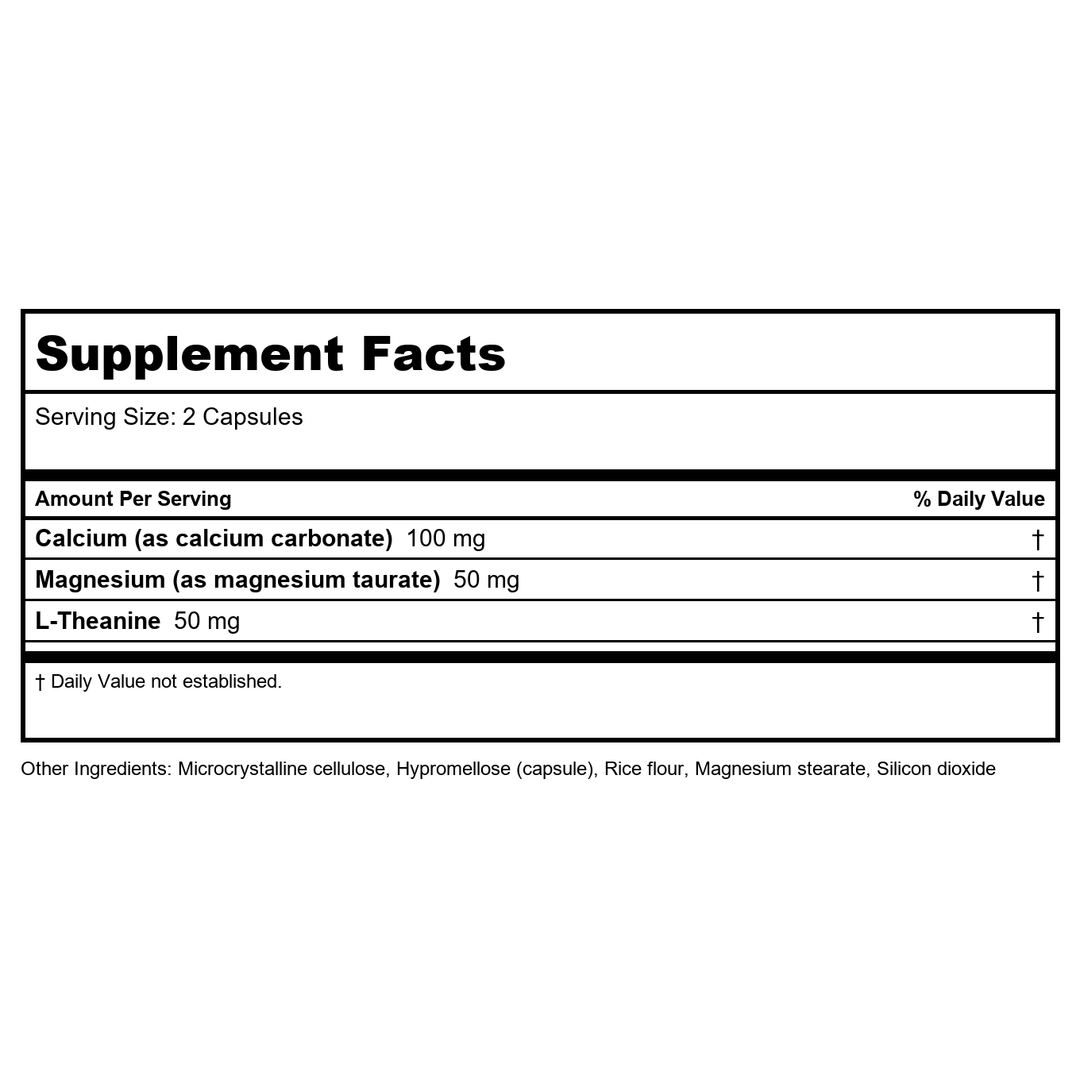 Ecological Formulas/Cardio Research Shpilkes - Supplement Facts panel