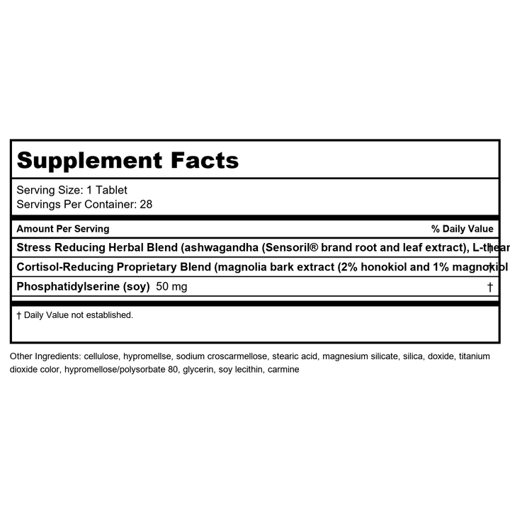 Enzymatic Therapy Sleep Tonight!? 28 tabs ( Multi-Pack) - Supplement Facts panel