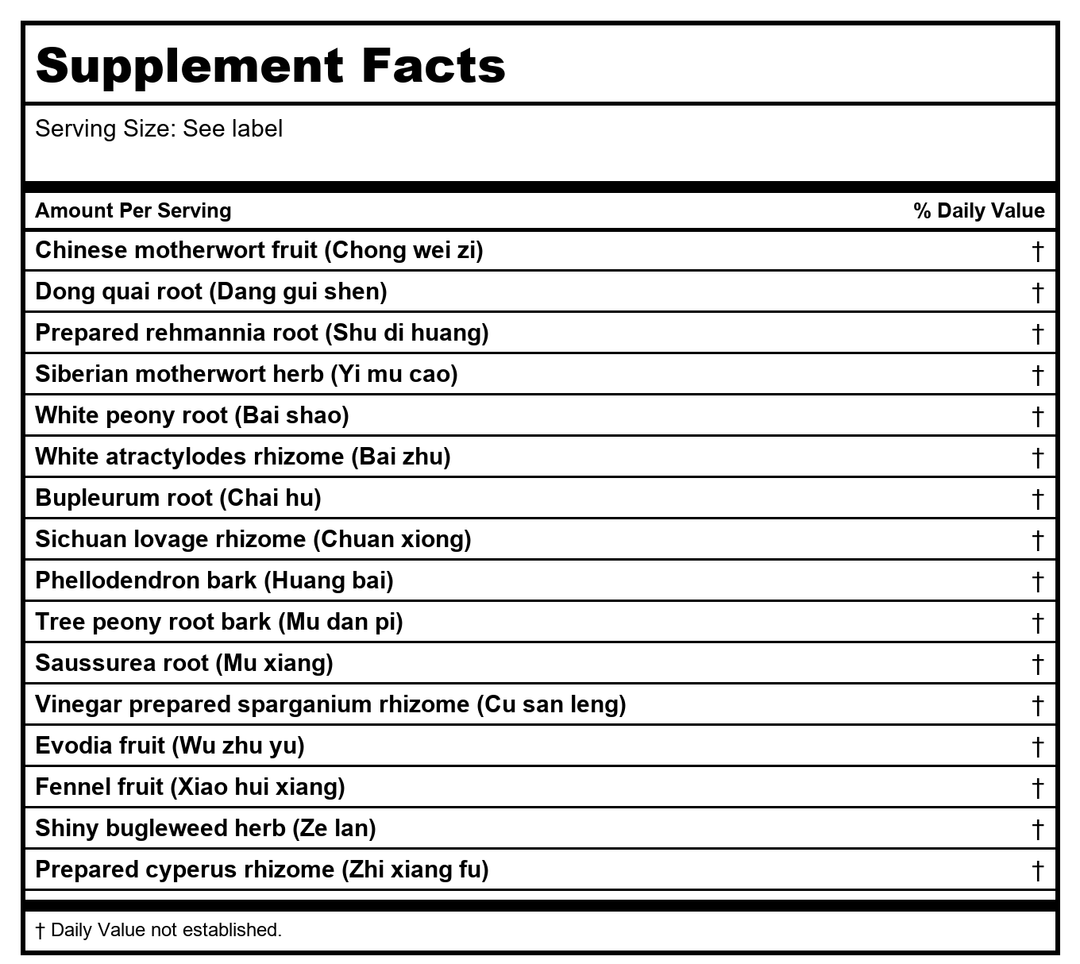 Kan Herb Sage Solutions Got Rhythm 4 Ounce - Supplement Facts panel