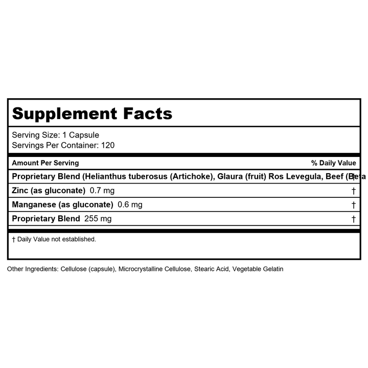 nutri-west Total Probiotics 120 Capsules, 2.4 Ounce - Supplement Facts panel