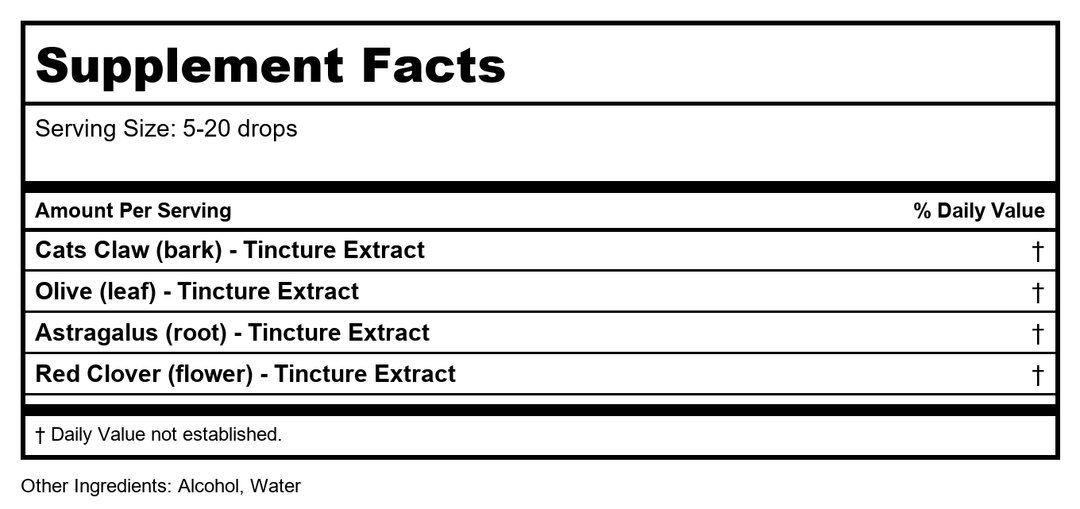 Nutri-West - Total BAC-T - 1 oz by Nutri-West - Supplement Facts panel