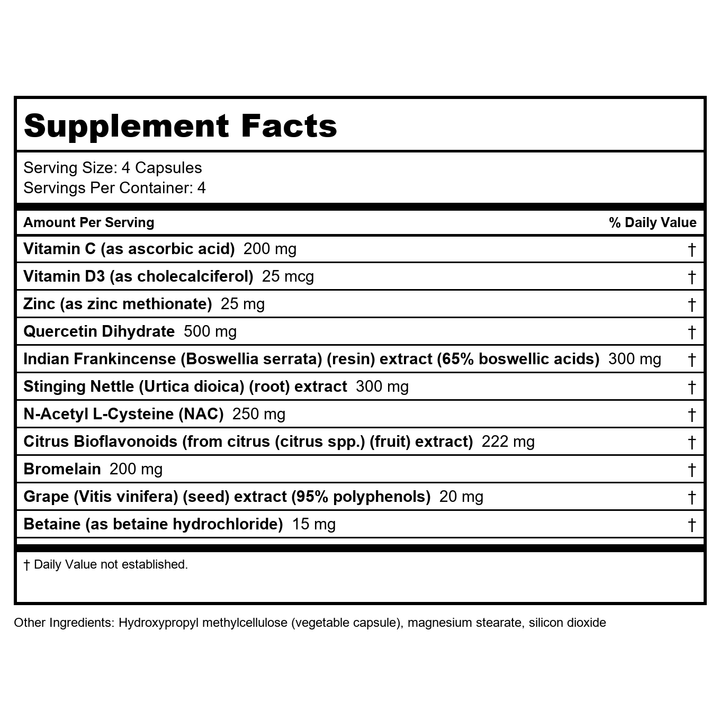 Numedica - D3 5000 Large - Vitamin D3 - 180 softgels - Supplement Facts panel