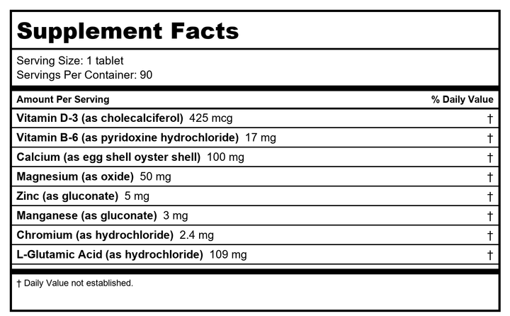 Nutri-West - Trace MIN Plus - 90 by Nutri-West - Supplement Facts panel