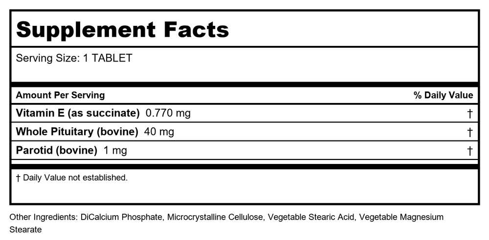 Nutri-West - Whole System Lymph 60 Tablets by Nutri-West - Supplement Facts panel