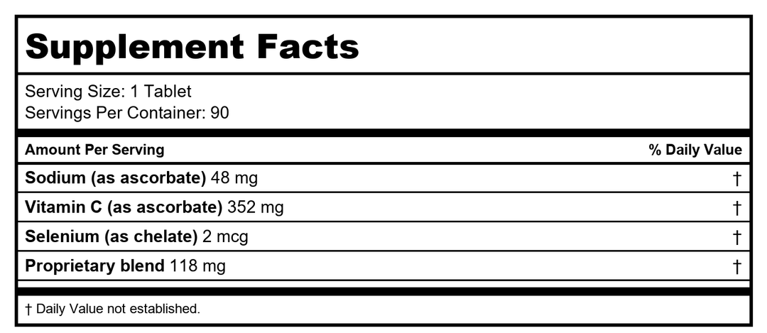 Nutri-West - Spore-X 90 Tablets by Nutri-West - Supplement Facts panel