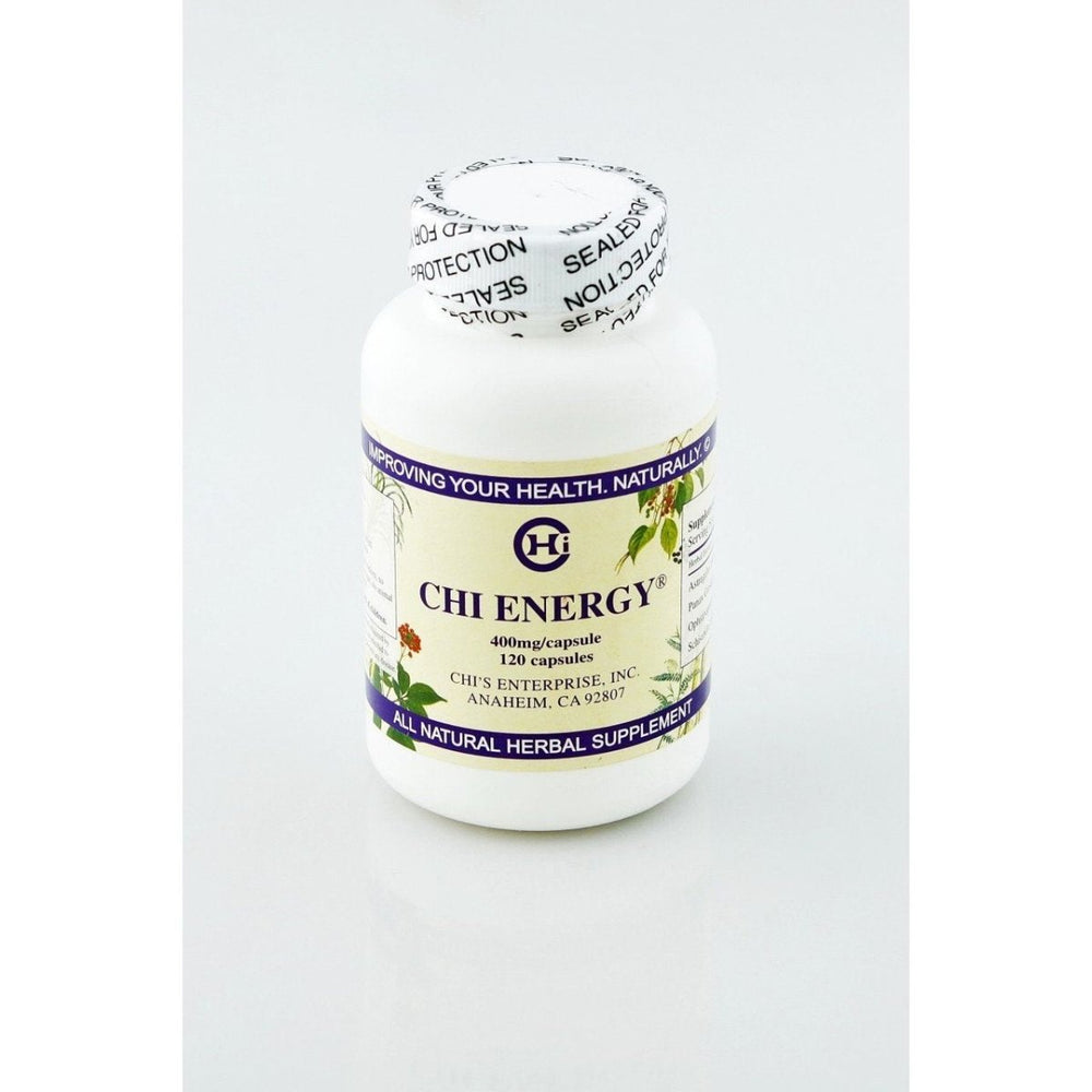 Chi's Enterprise – Chi Energy 120 Capsules - Supplement Facts panel