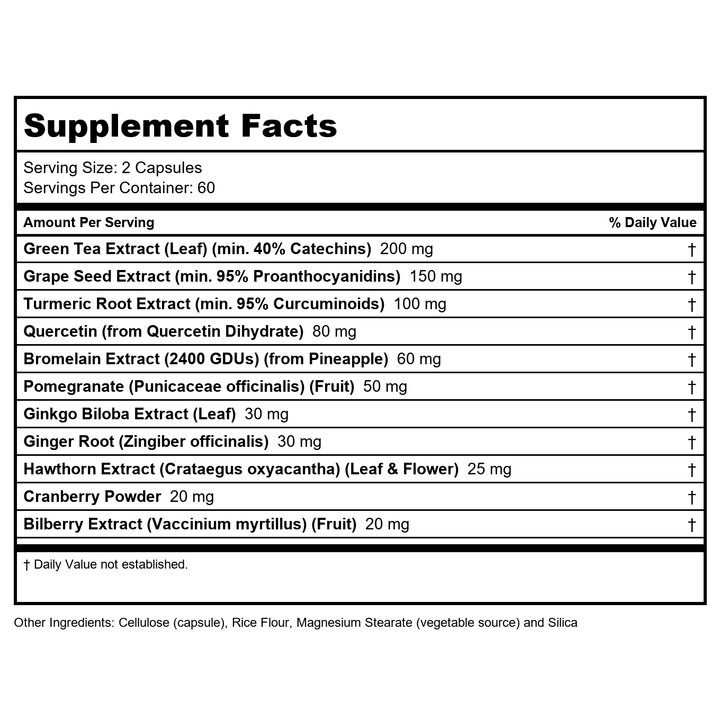 Now Foods Super Antioxidants, 120 caps ( Multi-Pack) - Supplement Facts panel