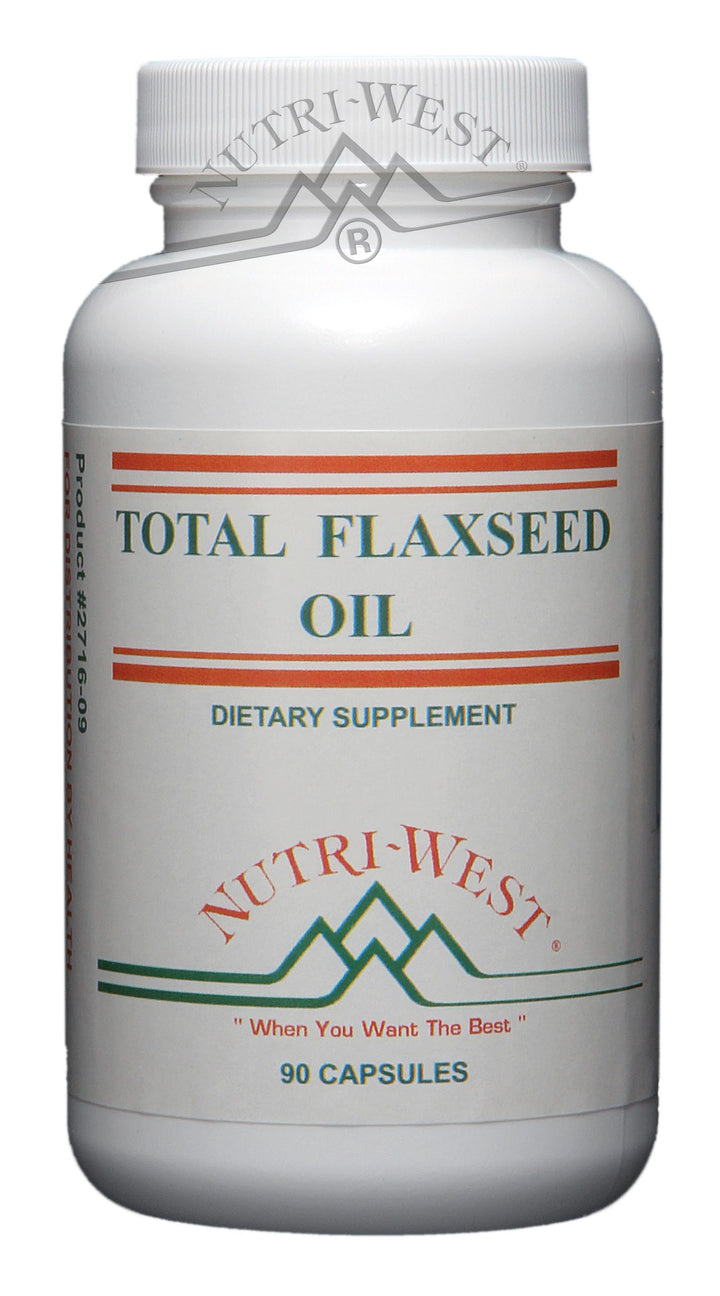Nutri-West - Total Flaxseed Oil - 90 by Nutri-West - Supplement Facts panel