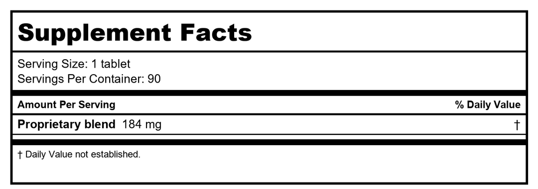 Nutri-West - Total Inflam - 90 Tablets - Supplement Facts panel