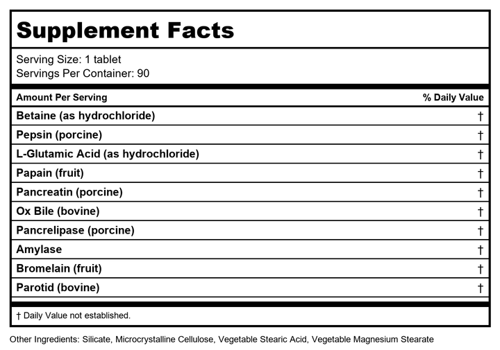 Nutri-West - Hypo-D - 90 - Supplement Facts panel