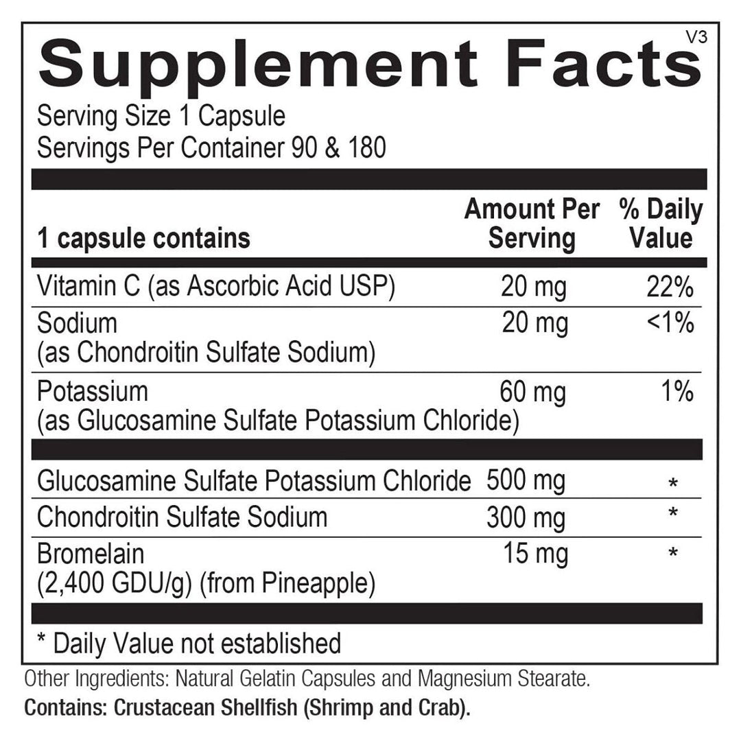 5A Chondro-FLX (90ct) - Supplement Facts panel
