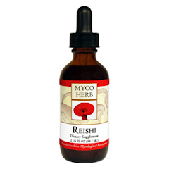 Kan Herb MycoHerb Reishi 2 Fl oz - Supplement Facts panel