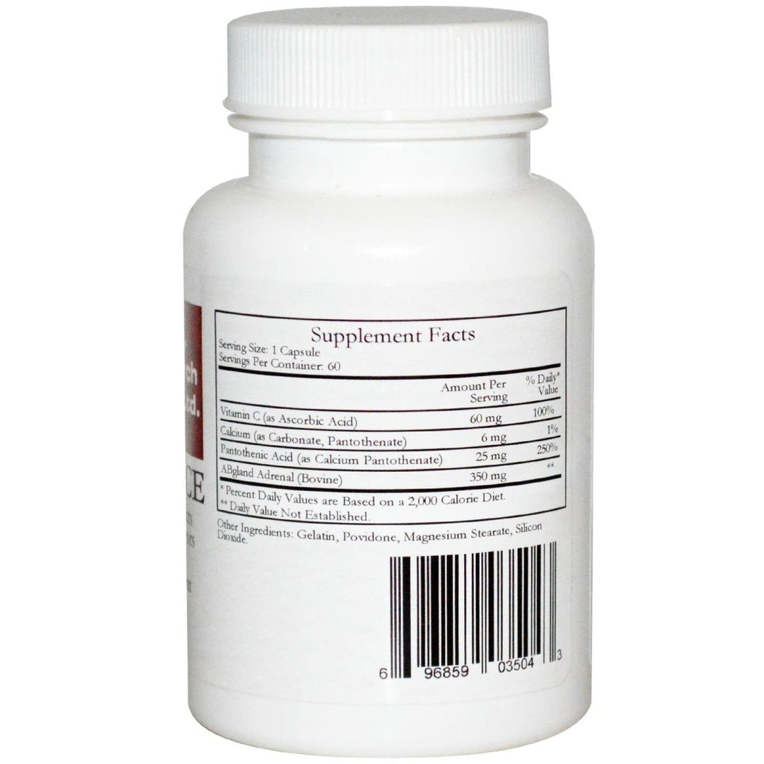 Cardiovascular Research Cortol Ace, White, 60 Count - Supplement Facts panel