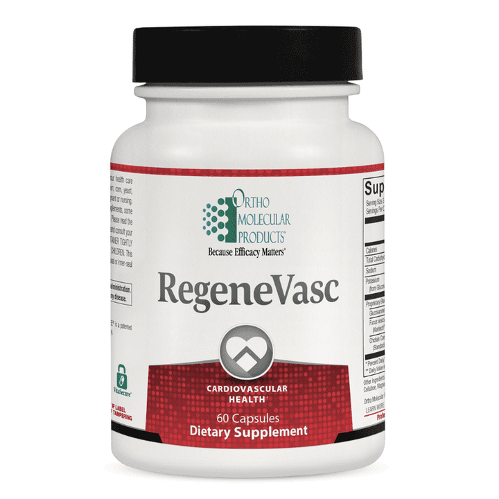 RegeneVasc Ortho Molecular Products 60 Capsules - Supplement Facts panel
