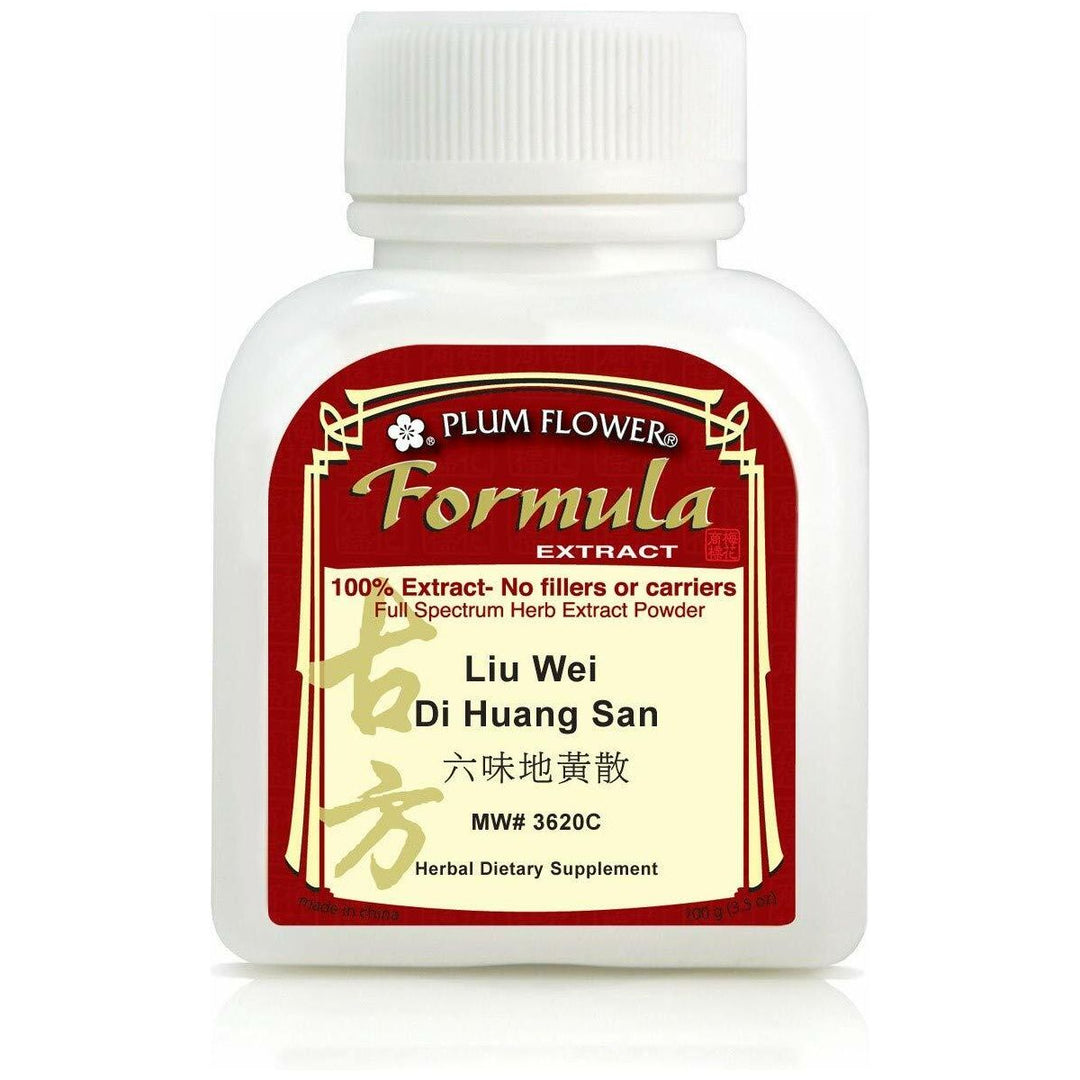 Plum Flower Liu Wei Di Huang San, extract powder by MayWay - Supplement Facts panel