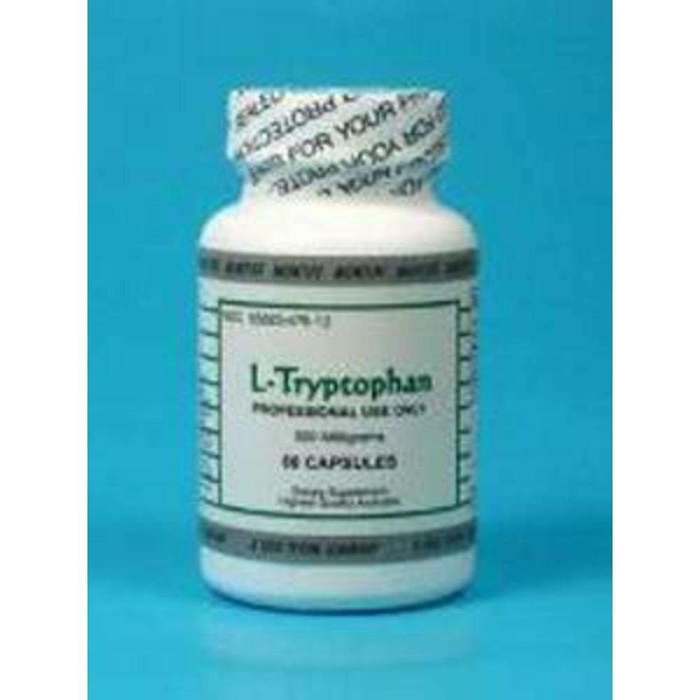 L Tryptophan 500 mg 60 caps - Supplement Facts panel