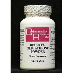 Reduced Glutathione Powder 50 Grams - Supplement Facts panel