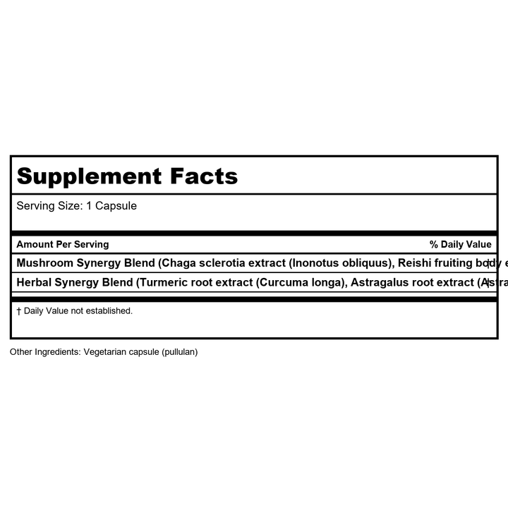 Gaia Pro - Sleep Formula (Sound Sleep) - 60 Caps - Supplement Facts panel