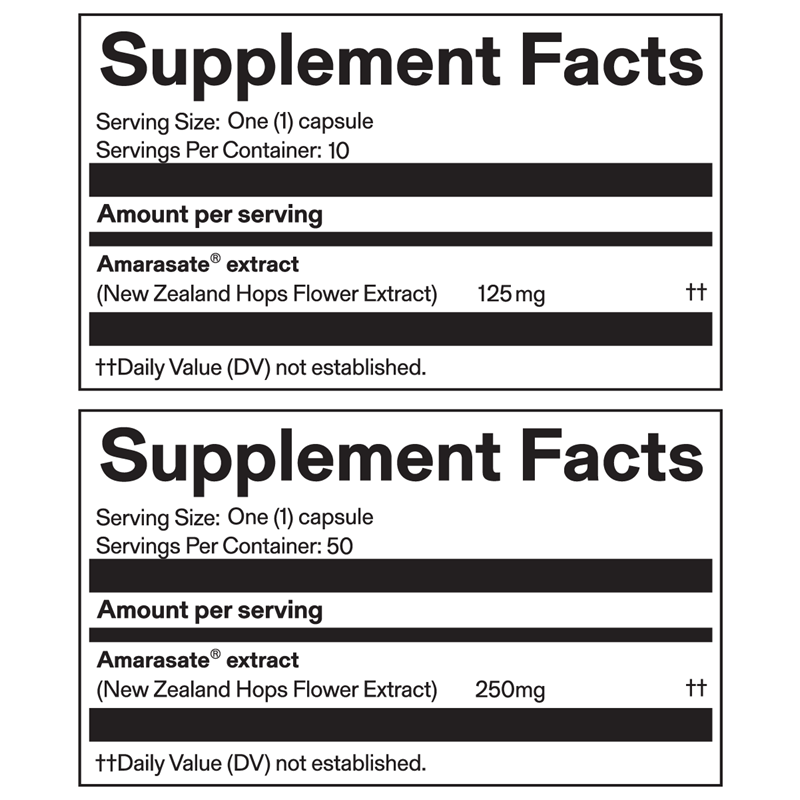 Calocurb® CLINICAL Starter Pack from Ortho Molecular Products - Supplement Facts panel