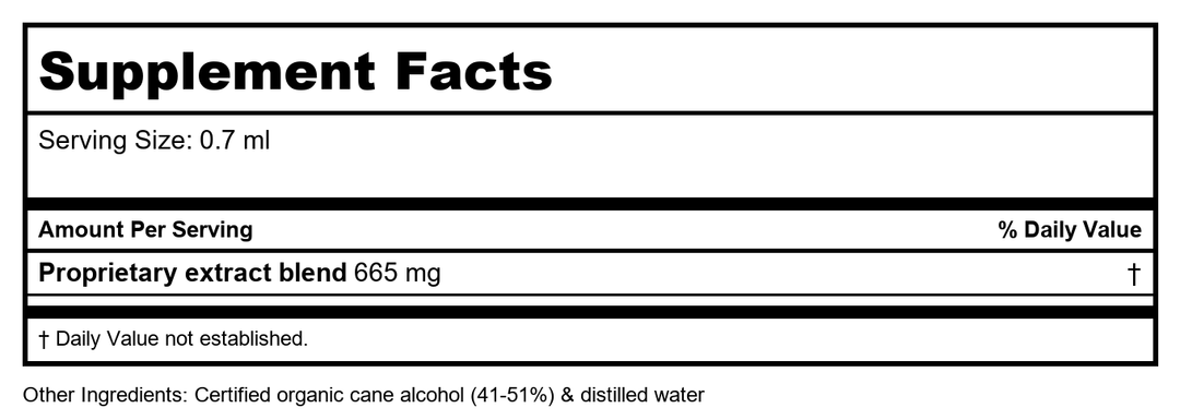 Herb Pharm - Connective Tissue Tonic Compound 1 oz [Health and Beauty] - Supplement Facts panel
