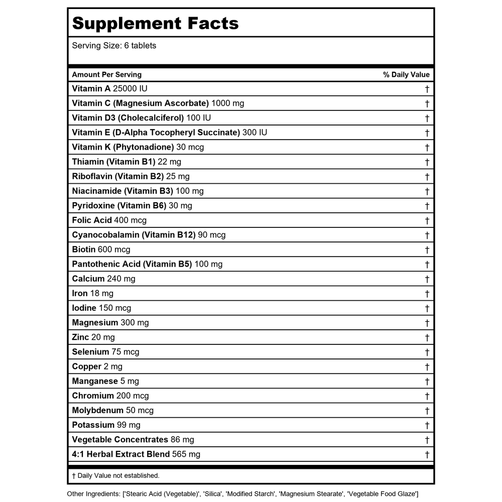 Rainbow Light - Counter Attack - Vitamin C and Zinc Supplement; Vegan and Gluten-Free; Herbal Blend Provides Immune Support, Boosts Immune System Health and Response - 30 Tablet Blister Box - Supplement Facts panel
