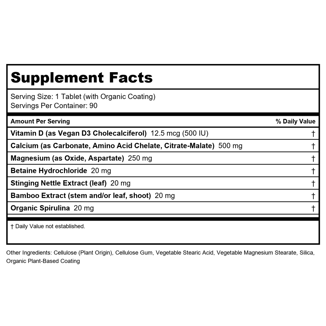 Rainbow Light Complt B Complex - Supplement Facts panel