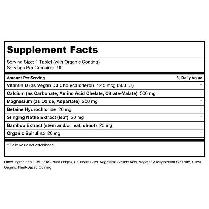 Rainbow Light Complt B Complex - Supplement Facts panel