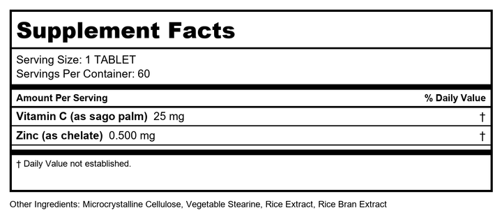 Nutri-West - Total Leaky Gut - 120 Tablets - Supplement Facts panel