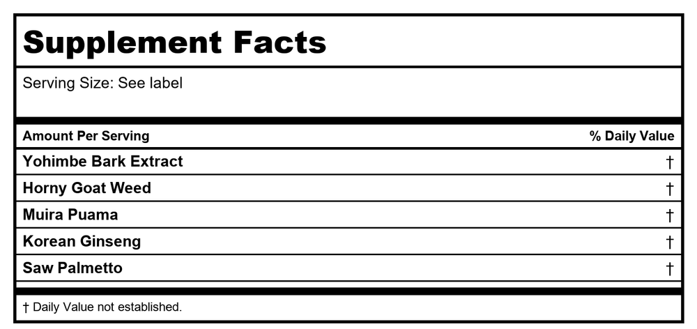 Action Labs, Alpha Action, 60 Count - Supplement Facts panel