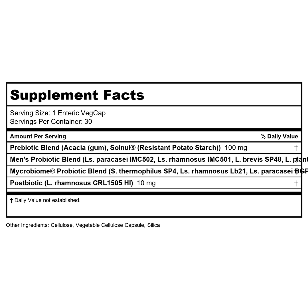 SOLARAY Mycrobiome Complete Probiotic Men&