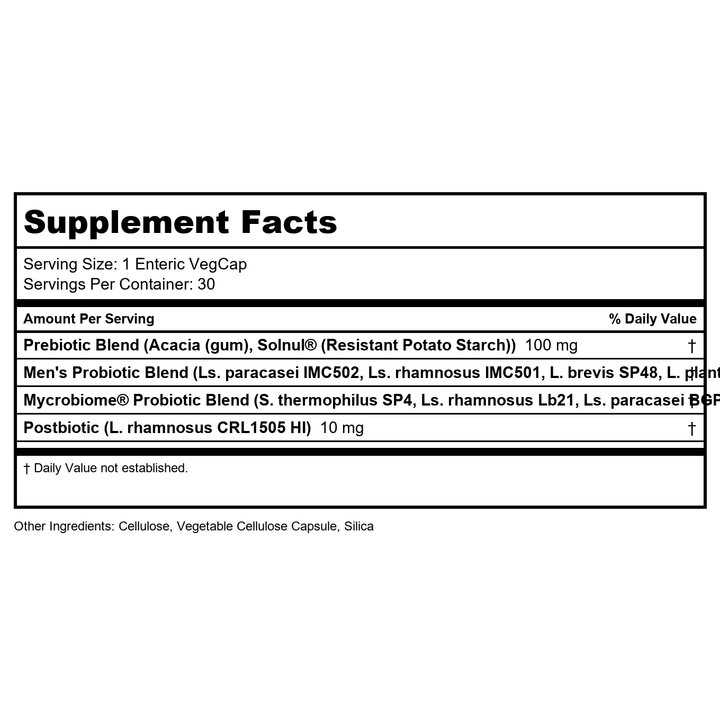 SOLARAY Mycrobiome Complete Probiotic Men&