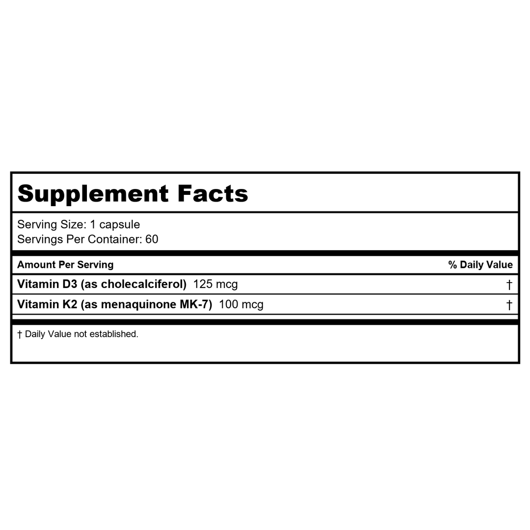 ZHOU Nutrition D-Mannose with Cranberry XBAC 60 Count, 60 CT - Supplement Facts panel