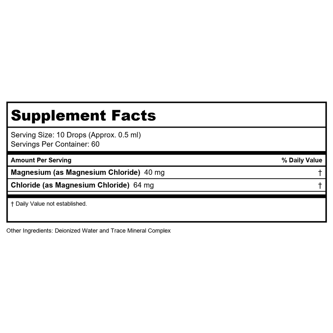 Natural Balance Alkamax Alkaline Booster - Alkaline Water Drops, Liquid pH Balancing Drops for Drinking Water or Beverages, Helps Neutralize Acids for Men &amp; Women, Mineral Formula - 1 Fl Oz Bottle - Supplement Facts panel